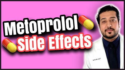 Metoprolol Tartrate. . Side effects of metoprolol
